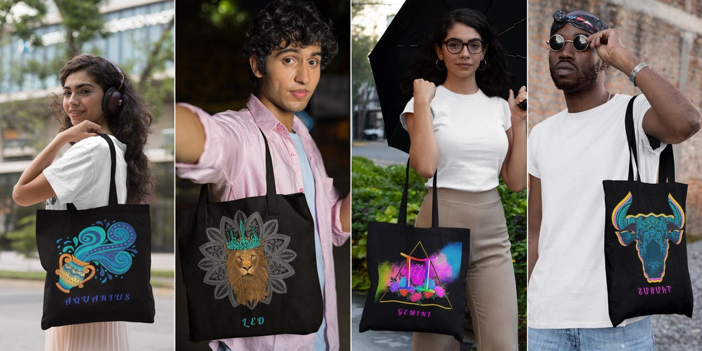 Zodiac Collection Tote Bags