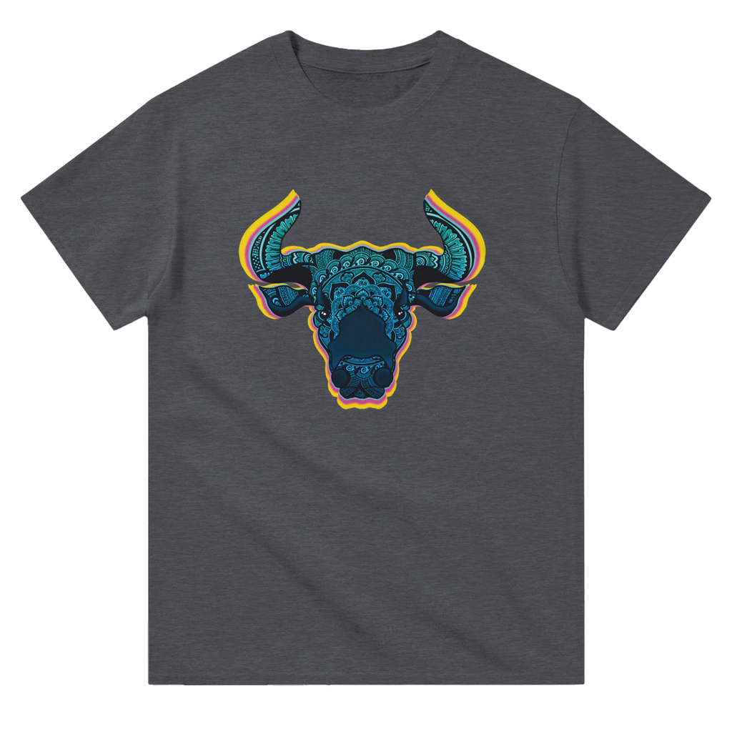 Image of Heather Graphic Tee with Taurus Sign by AK Pattern Studio 